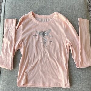 American Eagle Outfitters Pink Fairy Crop Top